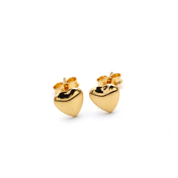 Real Gold Heart Earrings Set - Model 0087 E1970