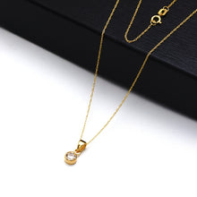 Real Gold Covered Stone Necklace 0043 CWP 2025