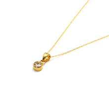 Real Gold Covered Stone Necklace 0043 CWP 2025