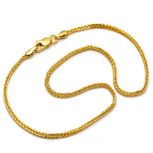 Real Gold Wide Wheat Chain Necklace HSPRTDK 4170 (45 C.M) CH1162