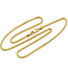 Real Gold GZCH Round Plain Luxury Pendant 0856/3 With Wide Wheat 1.5 MM Thick Chain 4170 CWP 1913