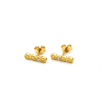Real Gold CR Earring Set 1065-01 E1717