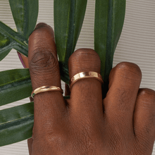 Real Gold GZCR Plain Ring 4 MM 0211/6 (SIZE 7) R1952