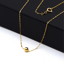 Real Gold Ball Seed Necklace (40 C.M) 0971 N1330