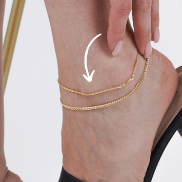 14K Gold LV Anklets