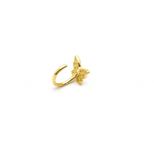Real Gold Butterfly Stone Earring Cuff 0025-01 (1 Piece) E1727