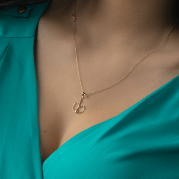 Real Gold Shisha Necklace GL1364 CWP 1691