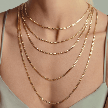 Real Gold Solid Figaro Men Chain Necklace 7908 (45 C.M) A CH1214