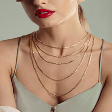 Real Gold Solid Figaro Men Chain Necklace 7908 (45 C.M) A CH1214