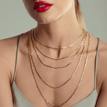 Real Gold Solid Figaro Men Chain Necklace 7908 (45 C.M) A CH1214