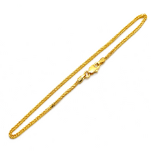 Real Gold Wide Wheat Bracelet HSPRTDK 4170 (20 C.M) BR1443
