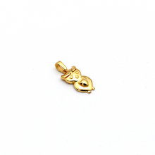 Real Gold Owl Pendant 0396 P 1754