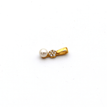 Real Gold Pearl Stone Pendant 0275 P 1758