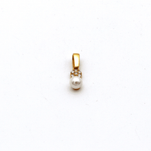 Real Gold Pearl Stone Pendant 0275 P 1758