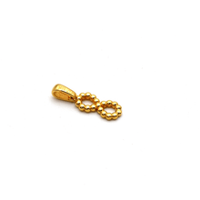 Real Gold Infinity Beads Pendant 0223 P 1765