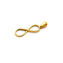 Real Gold Plain Infinity Pendant 0166 P 1766