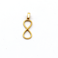 Real Gold Plain Infinity Pendant 0166 P 1766