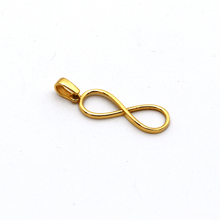 Real Gold Plain Infinity Pendant 0166 P 1766