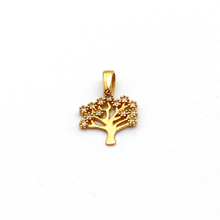 Real Gold Stone Tree Pendant 0216 P 1767