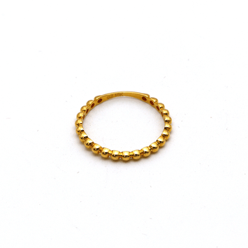 Real Gold Bubble Ring 0415 (Size 6) R1744
