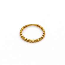 Real Gold Bubble Ring 0415 (Size 7) R1743