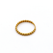 Real Gold Bubble Ring 0415 (Size 7) R1743