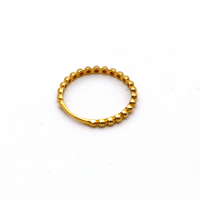 Real Gold Bubble Ring 0415 (Size 7) R1743