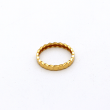 Real Gold Hexagon Ring 0400 (Size 5) R1748