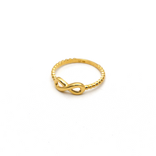 Real Gold Infinity Bubble Ring 0126 (Size 8) R1781