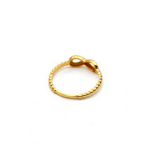 Real Gold Infinity Bubble Ring 0126 (Size 6) R1753