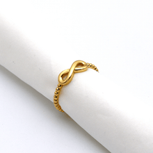 Real Gold Infinity Bubble Ring 0126 (Size 5) R1780