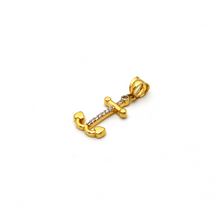 Real Gold Anchor Pendant 1834 - 18K Gold Jewelry