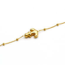 Real Gold 3D Anchor Adjustable Bracelet 0473 - 18K Gold Jewelry