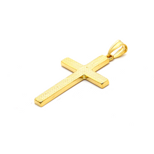Real Gold Big Cross Pendant 7701 P 1673 - 18K Gold Jewelry