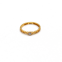 خاتم حلقة حزام الربط الذهبية GL2048 (مقاس 8) R1777