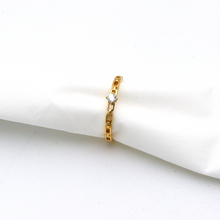 Real Gold Link Belt Ring GL2048 (Size 7) R2015