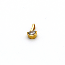 Real Gold Stone Pendant 2020 P 1618 - 18K Gold Jewelry
