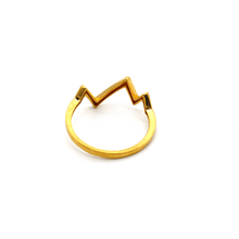 Real Gold Wave Ring 0086 (Size 5) R1795