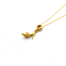 Real Gold Heel Necklace 0591 CWP 1681 - 18K Gold Jewelry