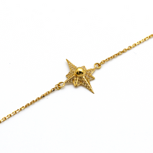 Real Gold Star Seed Ball Bracelet 0142 BR1455