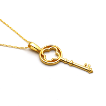 Real Gold Key Necklace GZJVN0122 CWP 1791