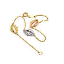 Real Gold 3 Color 4048 Bracelet BR1043 - 18K Gold Jewelry