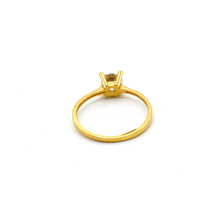 Real Gold solicitor Stone Ring (SIZE 8) R1650 - 18K Gold Jewelry