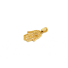 Real Gold Allah Palm Hand Pendant 0422 P 1812