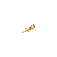 Real Gold Small Fine Cross Pendant 0731 P 1816