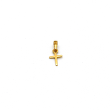 Real Gold Small Fine Cross Pendant 0731 P 1816