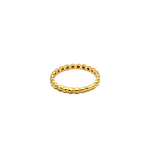Real Gold Textured Ball Bubble Design Ring 2836 (SIZE 5.5) R2295