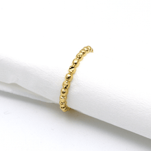 خاتم الفاخر من الذهب الحقيقي بتصميم فقاعات 0415 (مقاس 6)  R1919