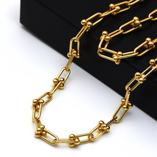 Real Gold GZTF Hardware With Real TF Lock Solid Chain Necklace 0372 (50 C.M) CH1174