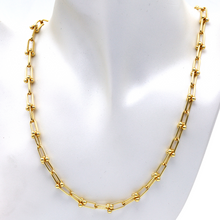 Real Gold GZTF Hardware With Real TF Lock Solid Chain Necklace 0372 (45 C.M) CH1146